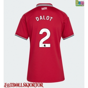 Manchester United Diogo Dalot #2 Hemmatröja Dam 2026-27 Kortärmad
